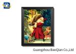 Christma Holiday Theme PET 3D Lenticular Pictures For Indoor Decoration