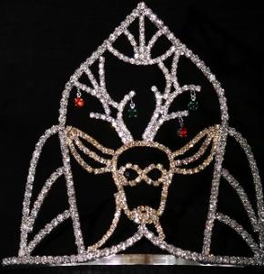 Quality Elk crowns custom deer christmas pageant crowns for holiday pageant crowns wholesale crystal pageant crowns and tiaras wholesale