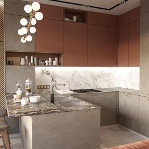 Quality PVC Cupboard Design PVC Kitchen Cabinets 20mm Quartz Stone wholesale