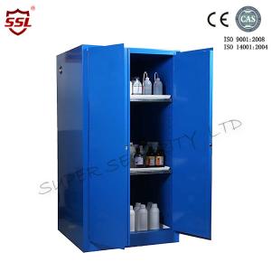 Quality Fire Resistant Chemical Dangerous Goods Storage Cabinet With Steel , Blue wholesale