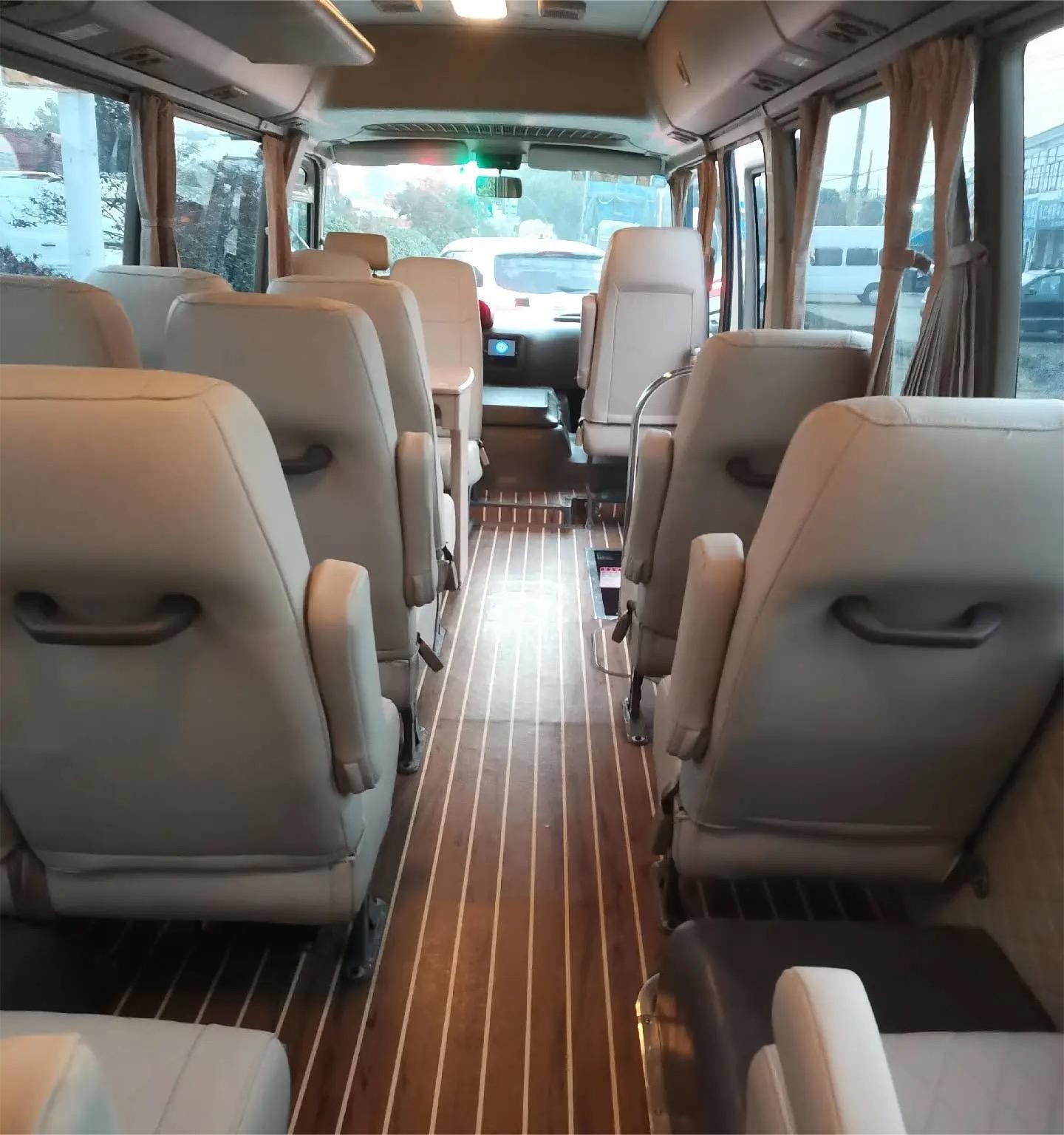 Used Petrol Light Passenger Car Toyota Costa Business Mini Bus Automatic Transmission