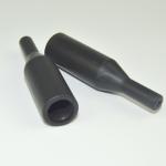 Custom Made NBR Rubber Cable Shrouds / Rubber Wire Sleeve Black Color