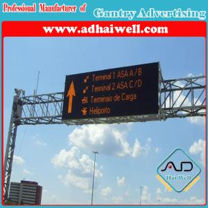 Quality Gantry Cross Road Traffic Billboard LED Screen Sign wholesale