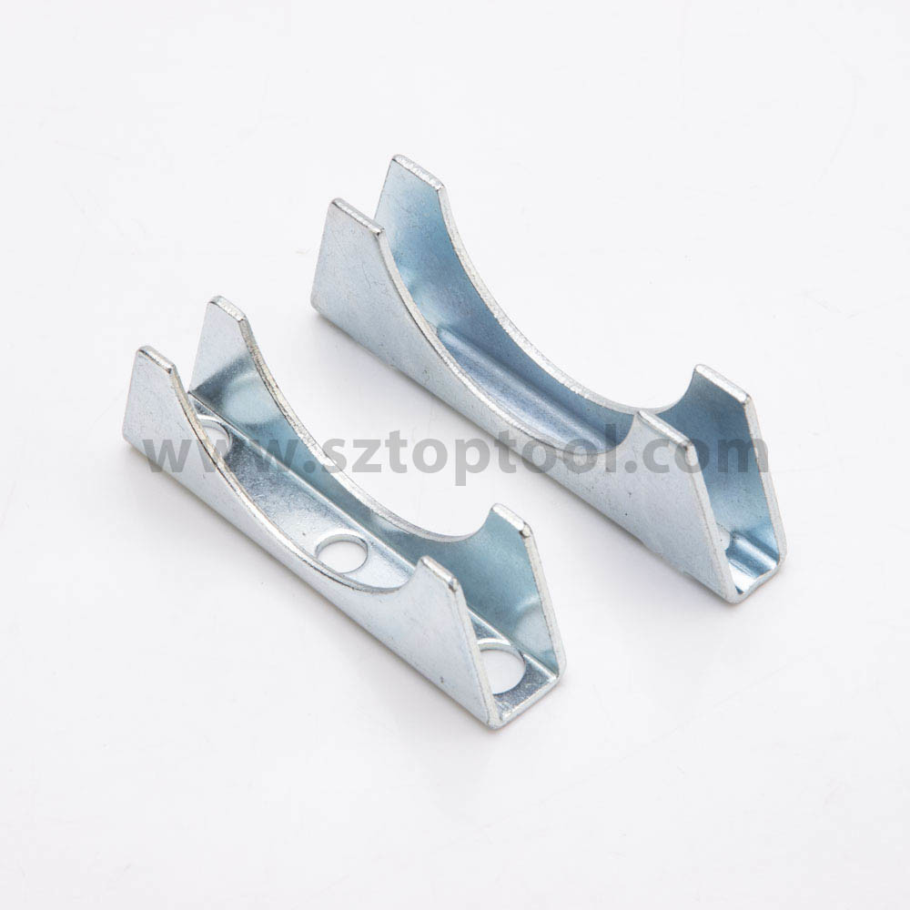 Q235 Metal Stamping Bracket HDG Stamped Metal Components For U Bolts