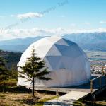 2 Person Family Living Geodesic Dome Tent For Accommodation