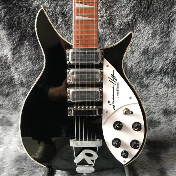 Custom 2021 Rickenbacker Style 350 Limited Edition Electric Guitar Herringbone