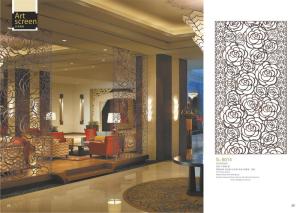 Quality Custom Made Stainless Steel Screen Partition For Villa, Hotel Lobby, Mall, Super Market Dubai Market wholesale