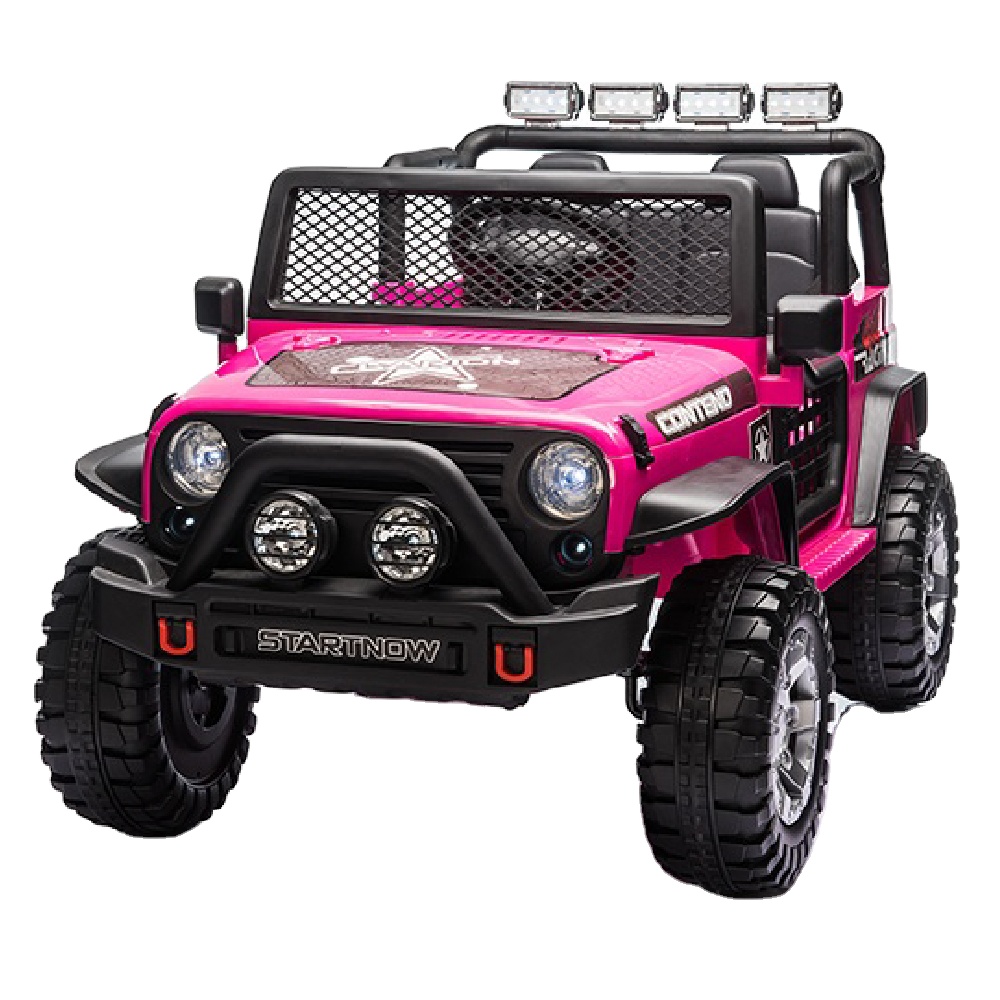 Gender-Neutral Electric Ride On Car for Kids Four-Wheel Drive and Remote Control