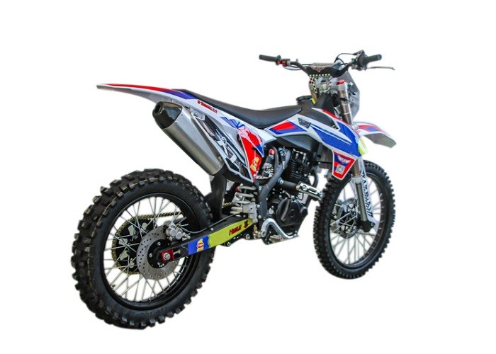 4 Stroke Air Cooled Gas Drit Bike Blue Color With Front Rear Disc Brake