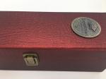 Custom PU Leather Luxury Bottle Packaging / Single Wine Box Hot Stamp Finishing