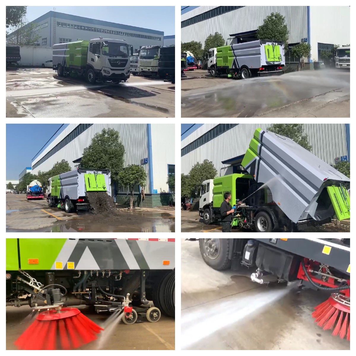 16 cbm Dongfeng Sweeper Truck with High Pressure Washing for Powerful Maintenance