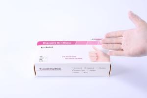 Quality Customized Disposable Vinyl Gloves Powder Free Waterproof PVC Nitrile Gloves wholesale