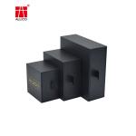 80-400gsm Black Cardboard Jewelry Gift Box Cotton EVA Filled