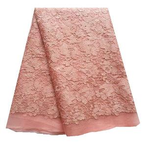 Quality F50285 51-52&quot; customizable metalic african french net lace fabric for evening party dress wholesale