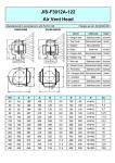 5K-350A log cabin air pipe head, Japanese standard cast iron air pipe head JIS