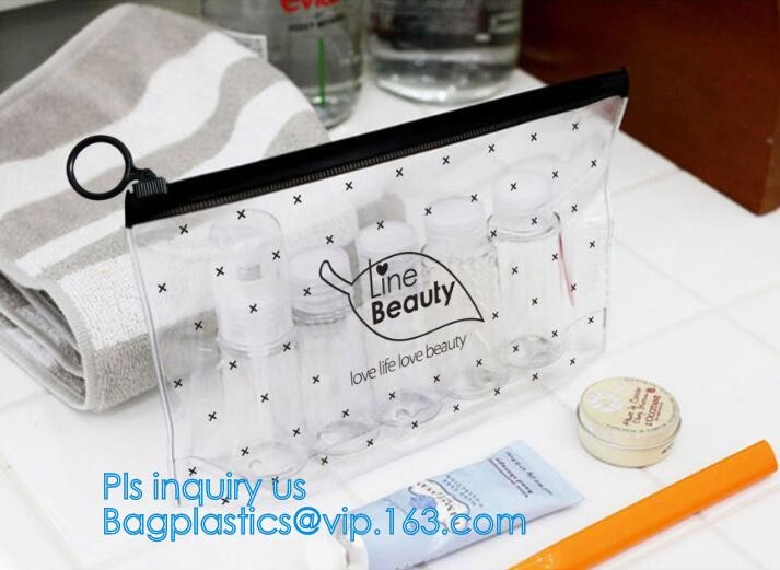 underwear packing slider zipper bags with hanger, Cosmetic k clear bubble bags, Manufacturer Clear Vinyl Slider Ba