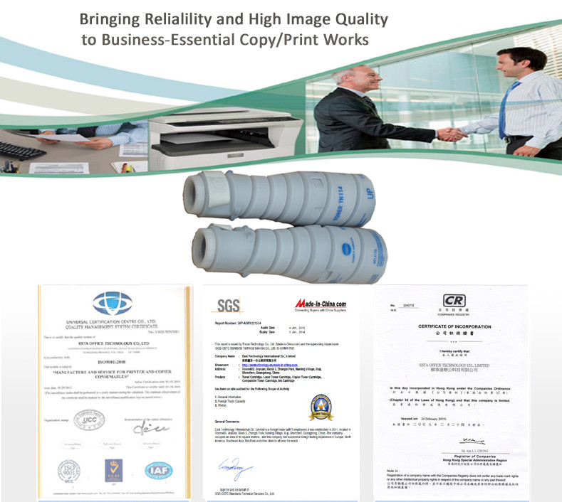 Black Toner Cartridge Konica Minolta Toner Bizhub 210 Compatible TN114