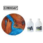 Waterproof Crystal Clear Epoxy Resin For Wood Anti Yellow Glass Like Finish