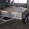 Heavy duty Single Axle Aluminum Box Trailer 7 X 4