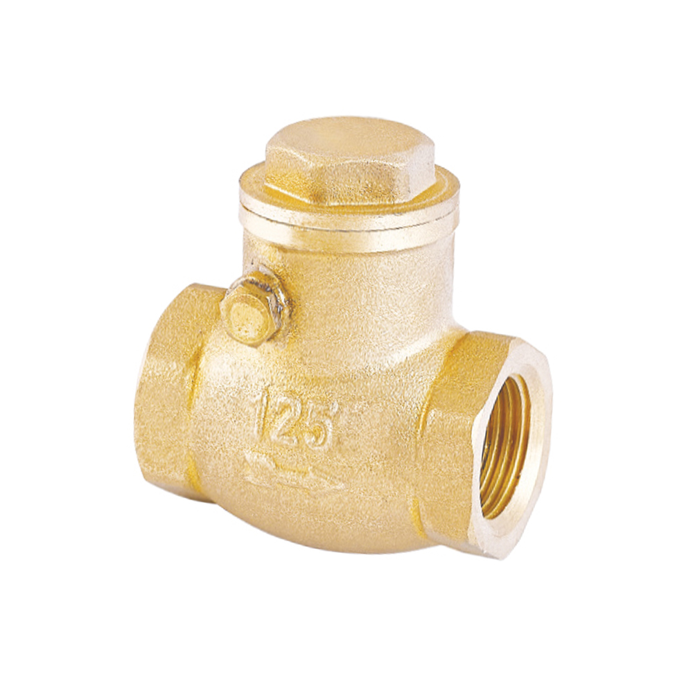 Female Threaded Manual Brass Swing Check Valve 3 Inch Swing Check Valve