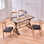 Commercial Modern Metal Dining Chairs , Dining Table Chairs Metal Legs