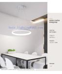 Aluminum High Power Warm White Home LED Lamp For Handelier Round