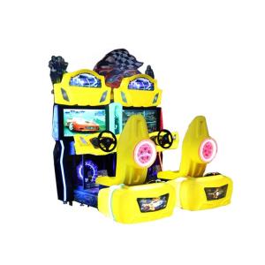 Quality 2 Player Coin Pusher Car Racing Simulator For Game Center wholesale