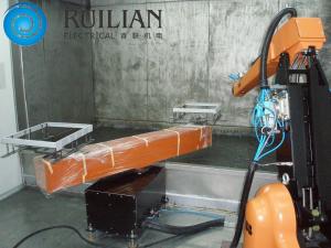 Quality 15KW Spray Painting Equipments Artificial Automatic Double Station Robot Spraying Line wholesale