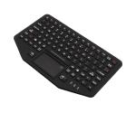 Rubber Silicone Industrial Keyboard Touchpad With Fingerprint Reader