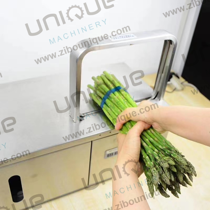 Retail Vegetable celery Yardlong bean multi purpose tape binding bundling machine wrappers