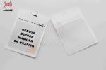 Clothes RF 8.2MHz Alarming Woven Fabric Labels For Garment Anti - Theft