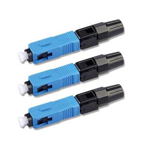 Quality SC APC UPC Fiber Optic Fast Connector For FTTH Drop Cable Field Termination wholesale