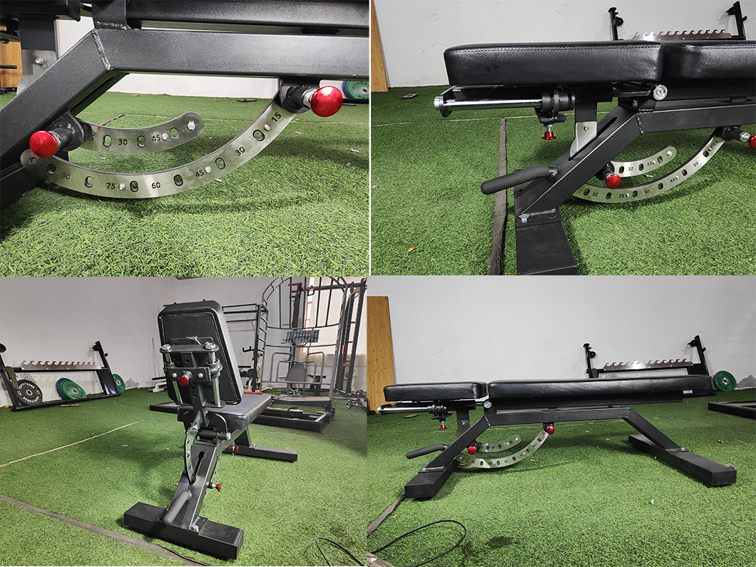 2023 High-End Gym Fitness Multi-Function Adjustable Dumbbell Chair Kt004