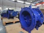 Flowseal Double Flange Triple Eccentric Butterfly Valve Gear Operated Customized