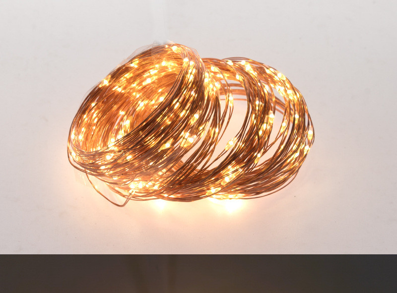 8 Modes Solar Copper Wire Lights 120pcs LED Fairy Lamp For Christmas Decoration