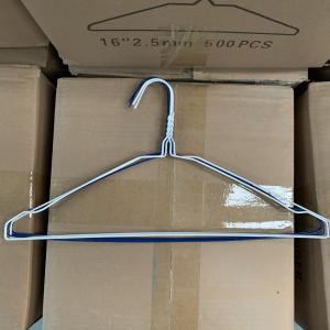 Quality Steel Wire Dress Shirt Hangers , Dry Cleaner Slim Clothes Hangers Size Optional wholesale