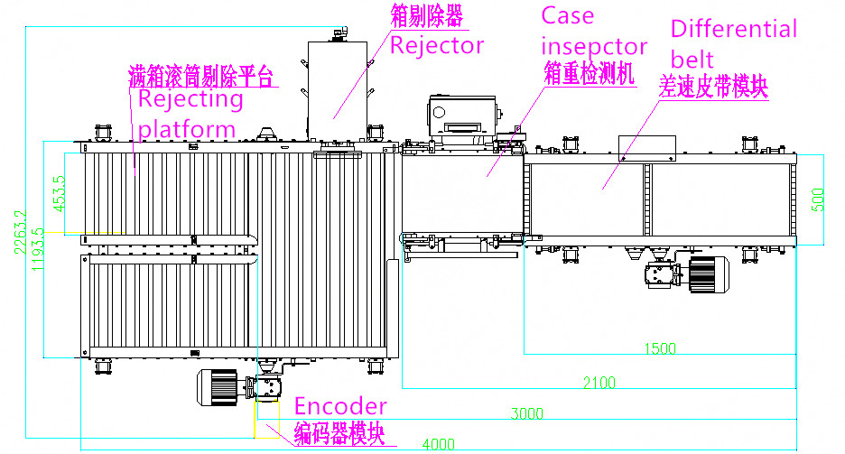FCL Weighing Food & Beverage Inspection Systems 60 Boxes / Min