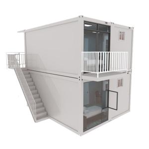 Quality Steel 20ft 2 Bedroom Shipping Container House Anti Rust Prefabricated Homes wholesale