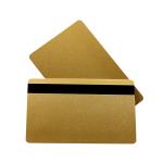 CR80 Custom Gold PVC Card Plastic Gift Printed Metallic CMYK Offset Printing