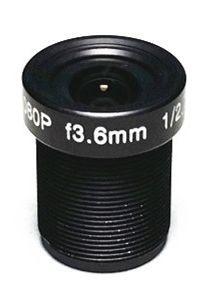 Quality 3.6mm 1080P M12 Lens, high resolution camera lens wholesale