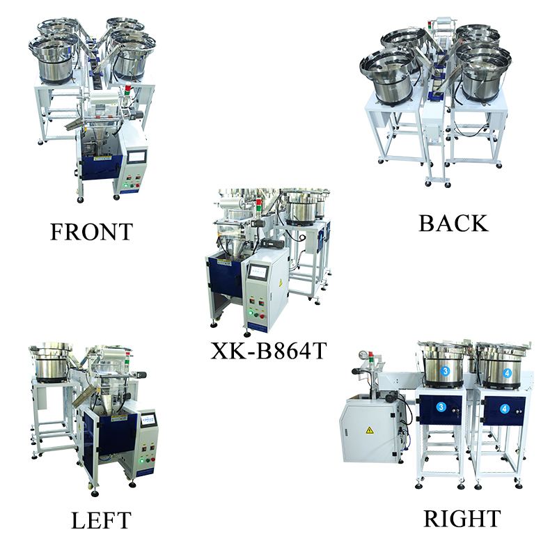 Automatic Feeding Packing Filling Sealer Making Bag Small Screws Packaging Machine With Coding