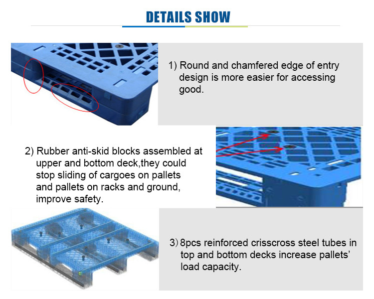 Display injection mould heavy duty hdpe plastic pallet companies plastic pallet open type 4 way