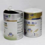 Food Grade Airproof Paper Composite Cans for Milk Powder / Nutrition Powder