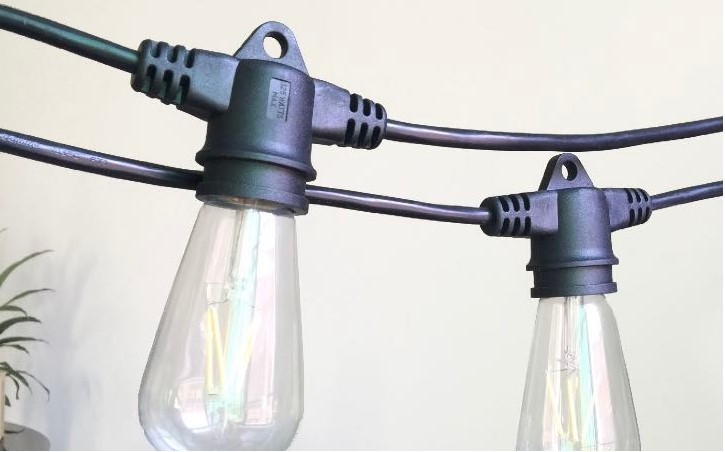 Outdoor Decorative Led Globe String Lights 48ft 15 Sockets E27 Socket