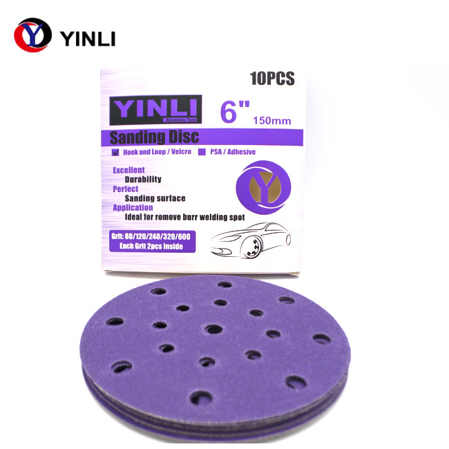 240 400 600 Grit Dry Grinding Sandpaper Set Sanding Disc Set 150mm