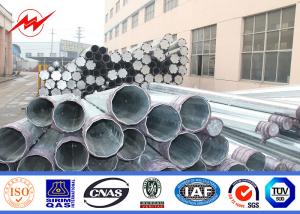 Quality 12m Galvanized Steel Pole With S355 And S500 Material For Street Lighting wholesale
