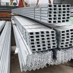 Quality Hot-Dipped Galvanized Steel Angles And Channels Zinc Coating 20-30uM wholesale