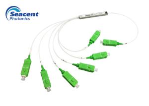 Quality 1x6 Plc Fiber Optic Splitter / Fiber Optic Audio Cable Splitter wholesale