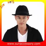 4190369 Sun Accessory customized winner England style fashion wool felt fedora
