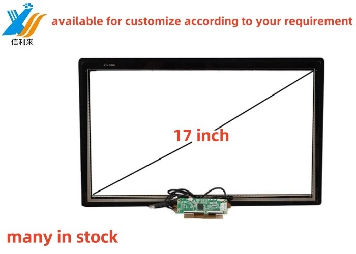 17 inch Multi touch projected capacitive (PCAP) GG ITO touch screen panel waterproof oilproof pen glove touch Customizable LCD Display LED Monitor